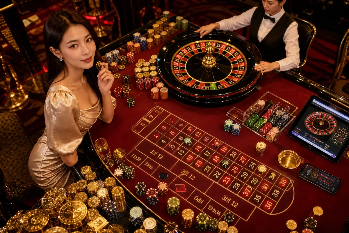 18bba kasino langsung suasana permainan meja Teen Patti